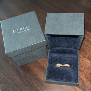 Derco Jewelers Gold and Diamond Hoop Earrings